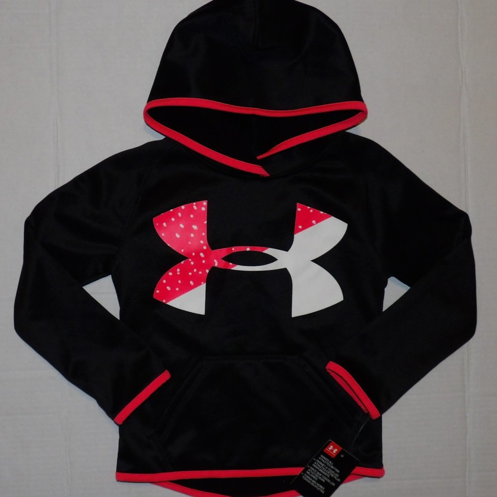 NEW NWT Under Armour Girls' Ua Symbolic Hoodie SIZE 4